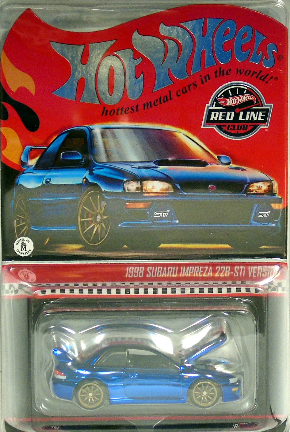 Hot Wheels RLC 1998 Subaru Impreza 228 STi Version
